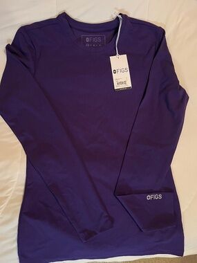 Figs Palmer ribbed long sleeve underscrub